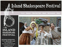 Tablet Screenshot of islandshakespearefest.org